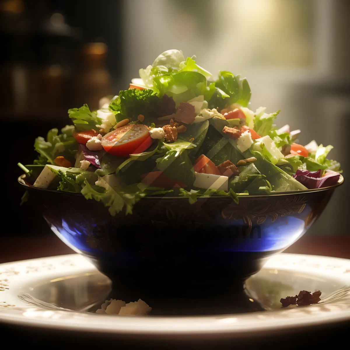 Picture of Delicious and Healthy Tomato Salad Appetizer.