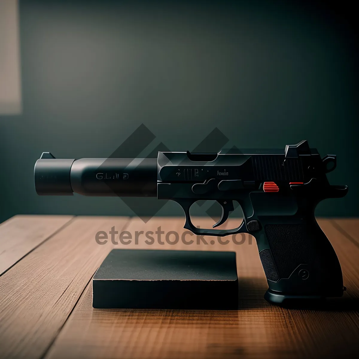 Picture of Desert War Pistol: Powerful Firearm for Military Security