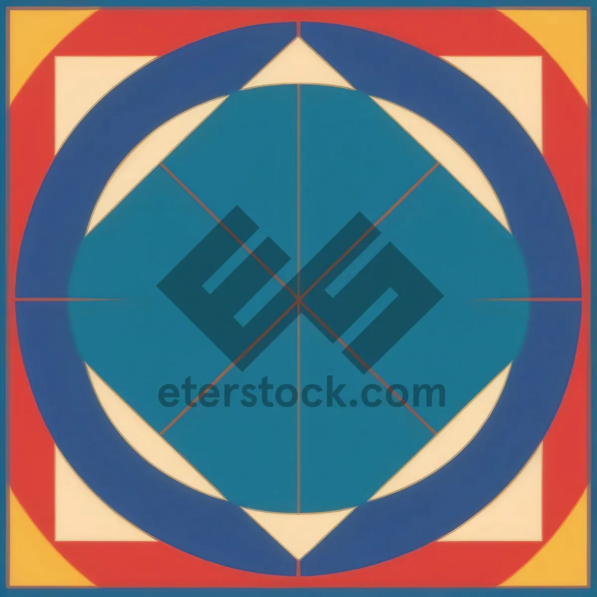 Picture of Symbolic Round Graphic Button Design