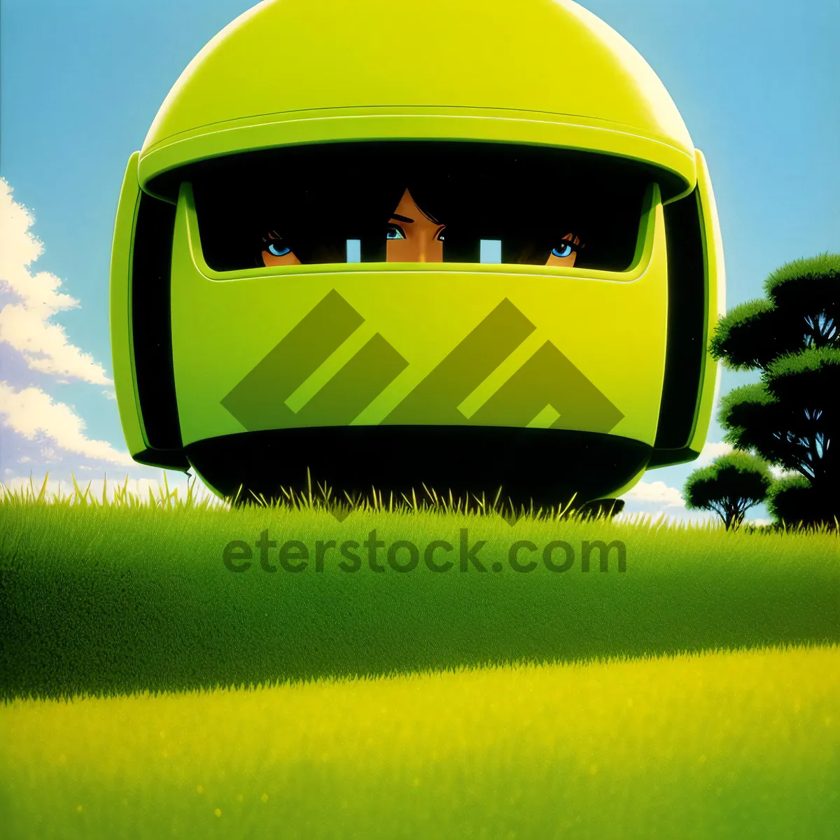 Picture of Sunlit Road: Tranquil Rural Transportation Under Clear Skies