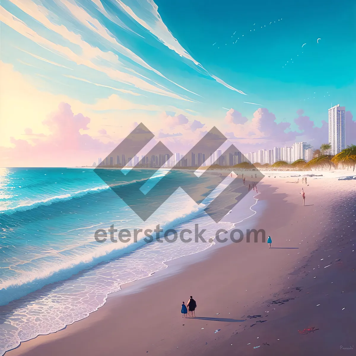 Picture of Tranquil Sunset over Tropical Bay
