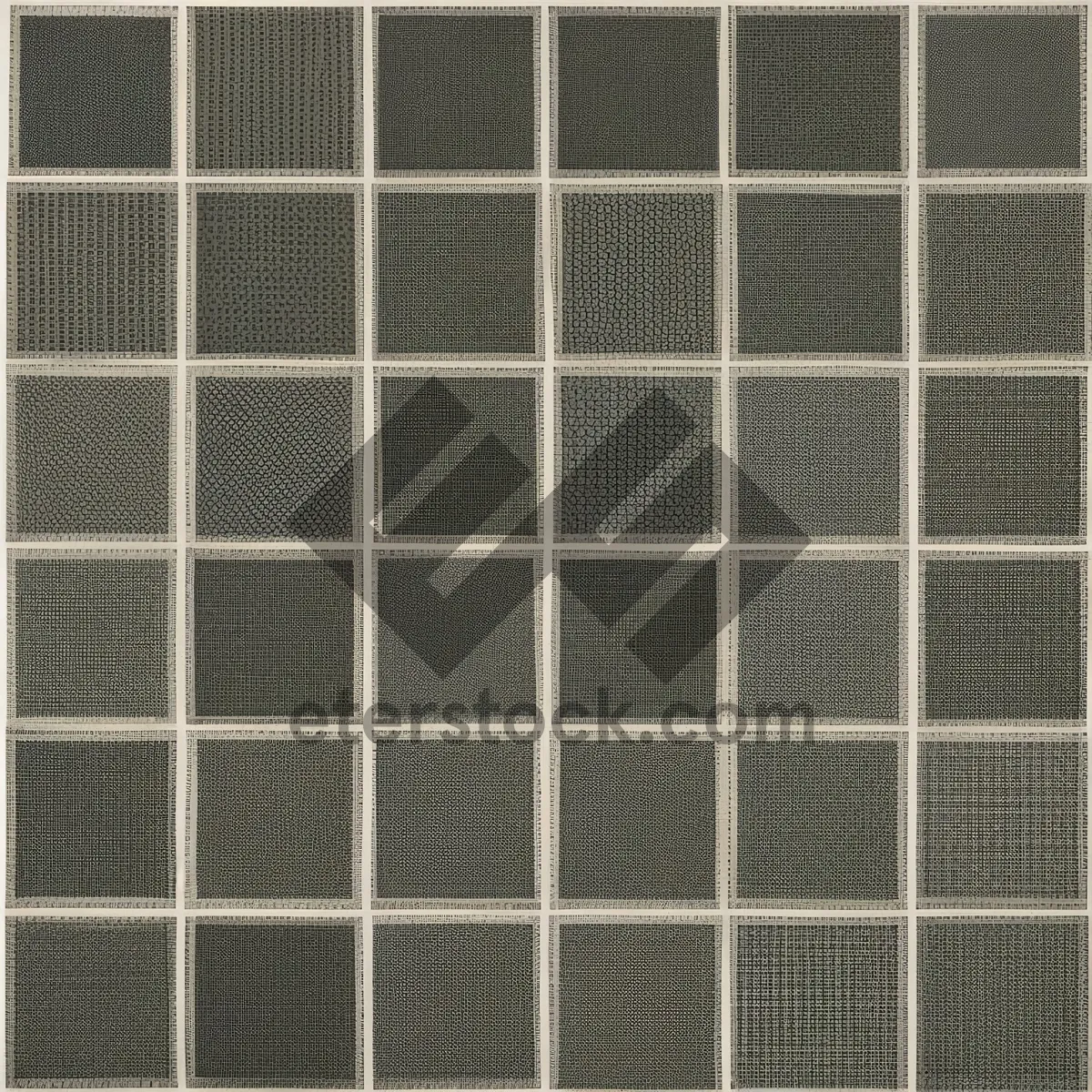 Picture of Graphic Solar Cell Pattern Tile Design.