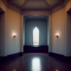 Modern Hallway with Stylish Sconce Lighting