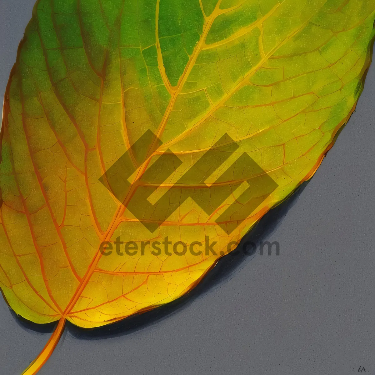 Picture of Autumn Foliage: Vibrant Color and Textured Leaves