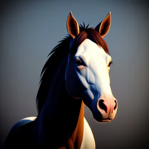 Black Horse Lady: Seductive Nude Model poses with Ranch backdrop