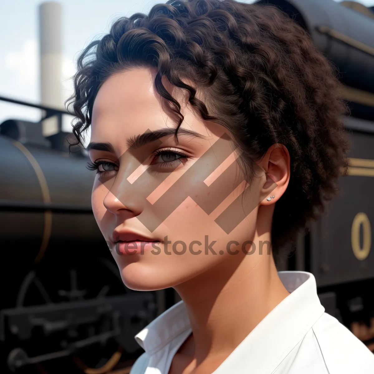 Picture of Smiling Professional Businesswoman with Headset