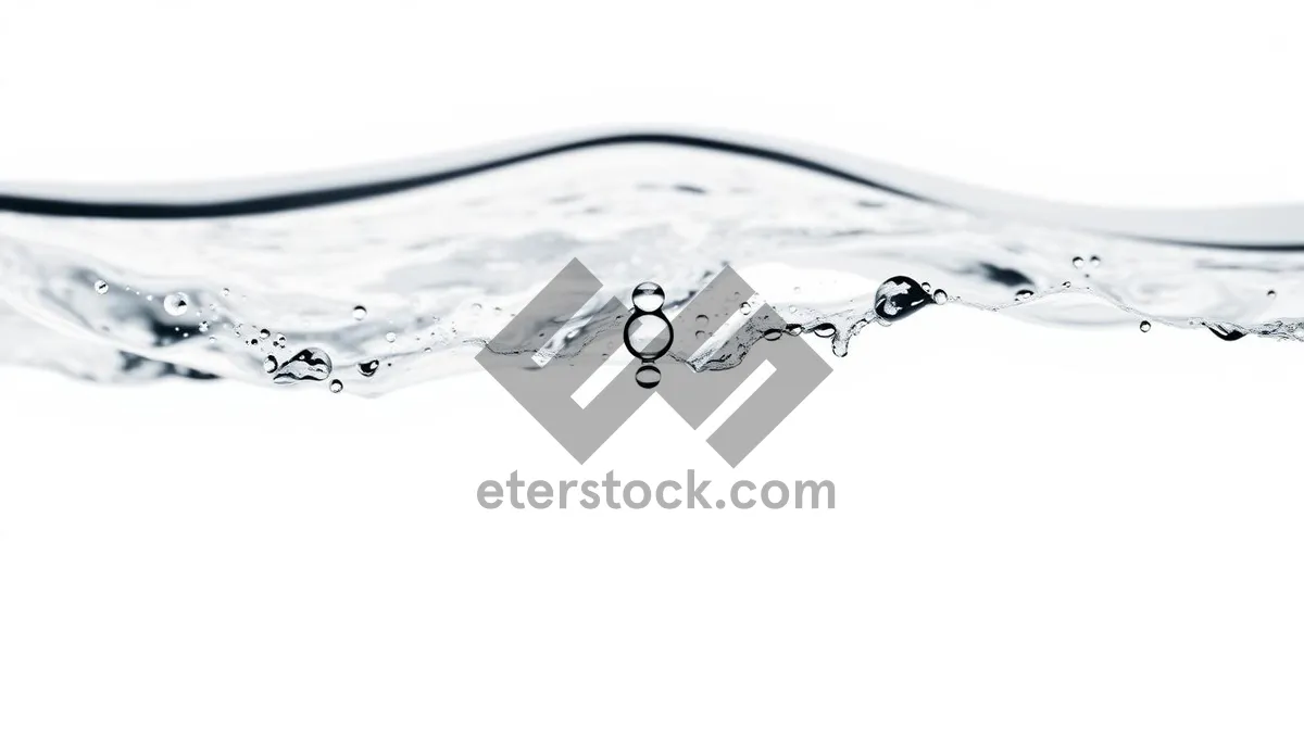 Picture of Refreshing water splash for clean energy and health