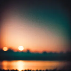 Vibrant Sunset Skyline: A Celestial Display of Dusk