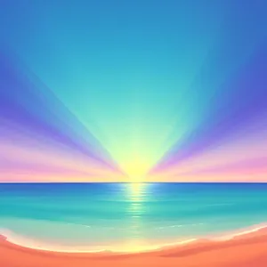 Vibrant Light Ray Wallpaper