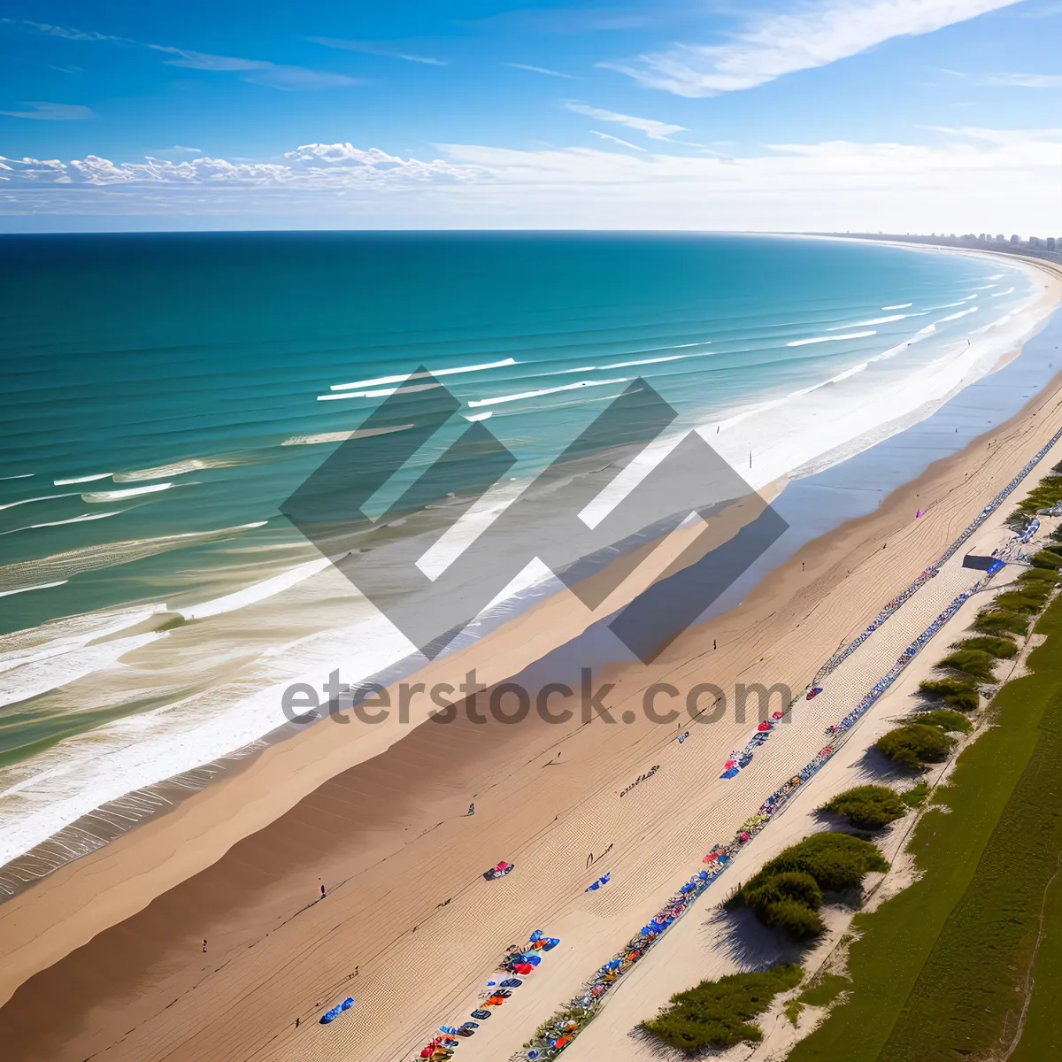 Picture of Tranquil seaside vacation with clear turquoise waters.