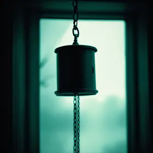 Bird Chime Lampshade: Protective Covering with Bell Chime