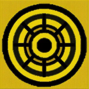 3D Labyrinth Circle Symbol in Maze