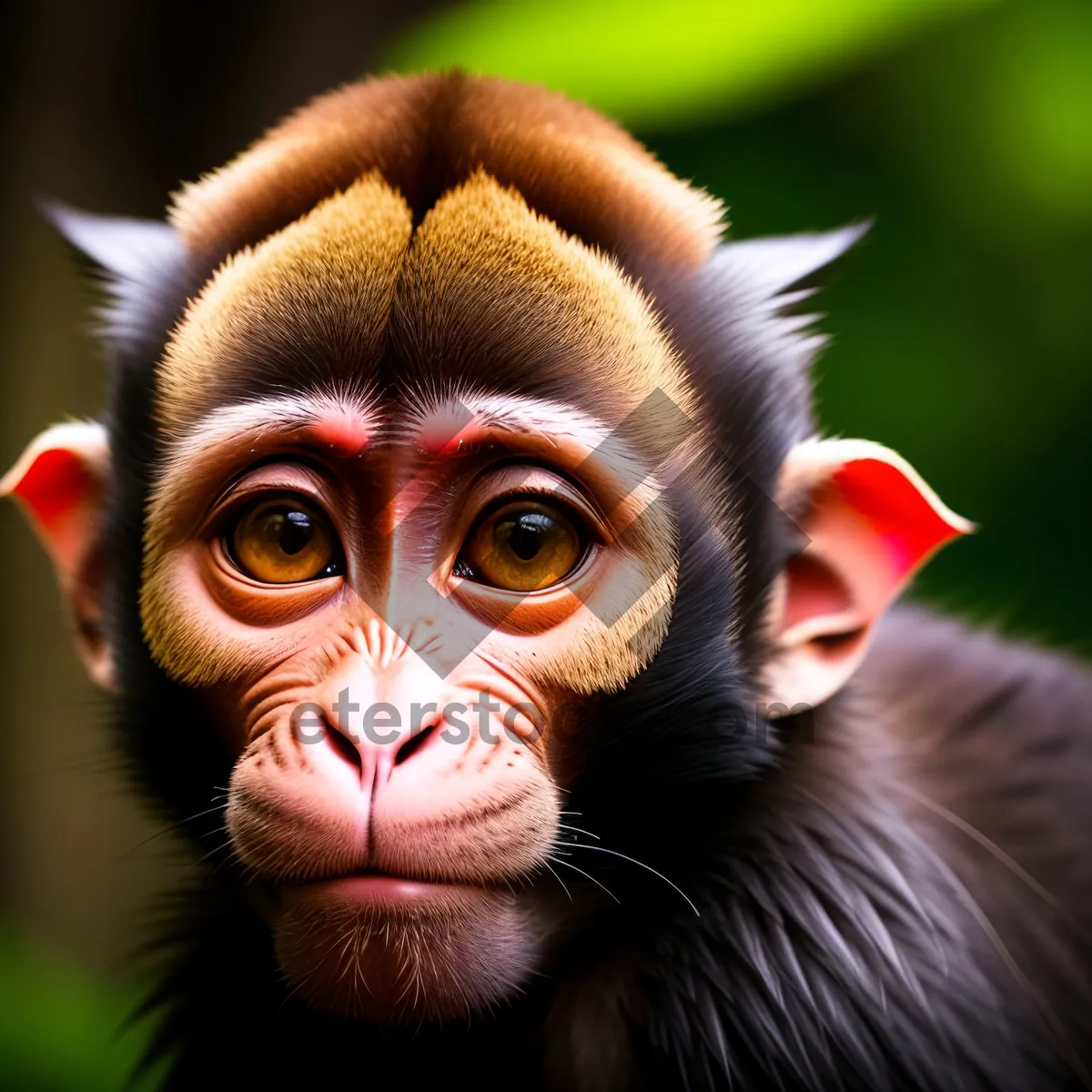 Picture of Cute Baby Monkey with Expressive Eyes