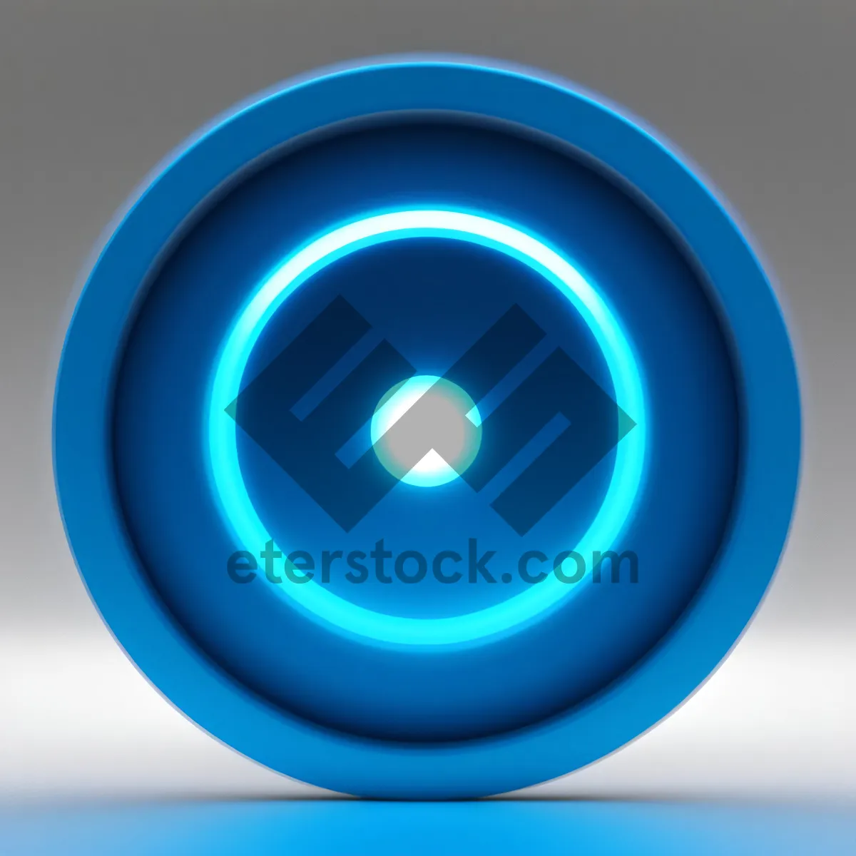 Picture of Shiny Button Set with Glass Reflection