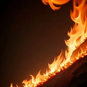 Blazing Fire: Fiery Inferno of Warmth and Danger