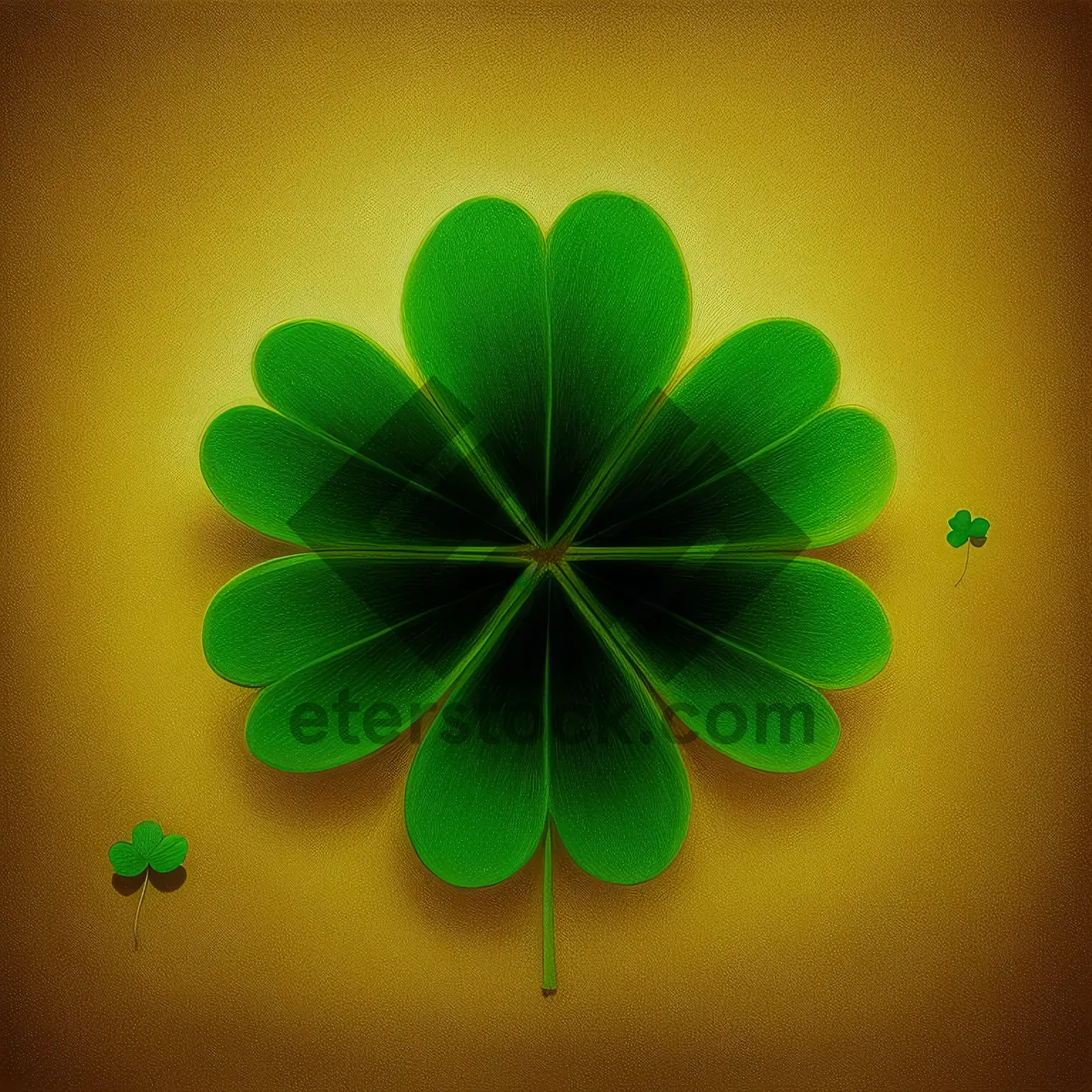 Picture of Fantasy Fractal: Creative Clover Design