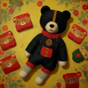 Cute Teddy Bear in Toyshop