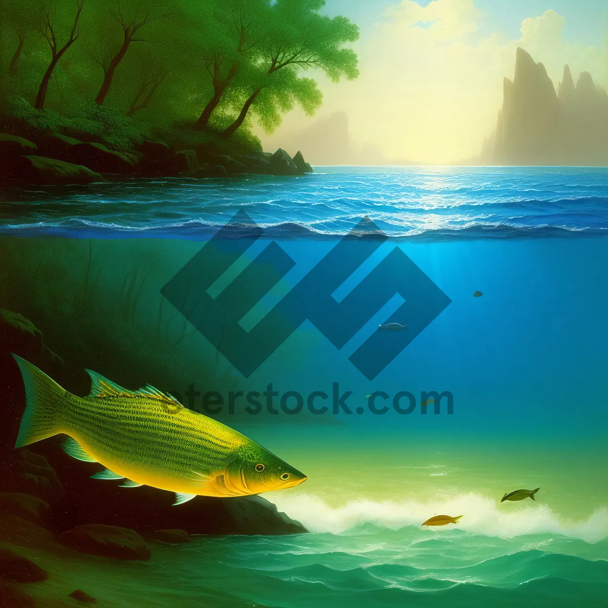 Picture of Relaxing Waves at Tropical Paradise