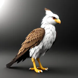 Majestic Bald Eagle with Yellow Eyes
