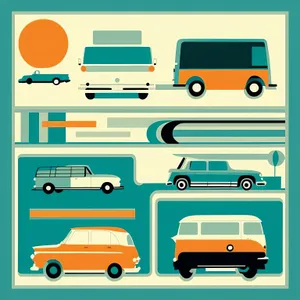 Shiny business web icons set