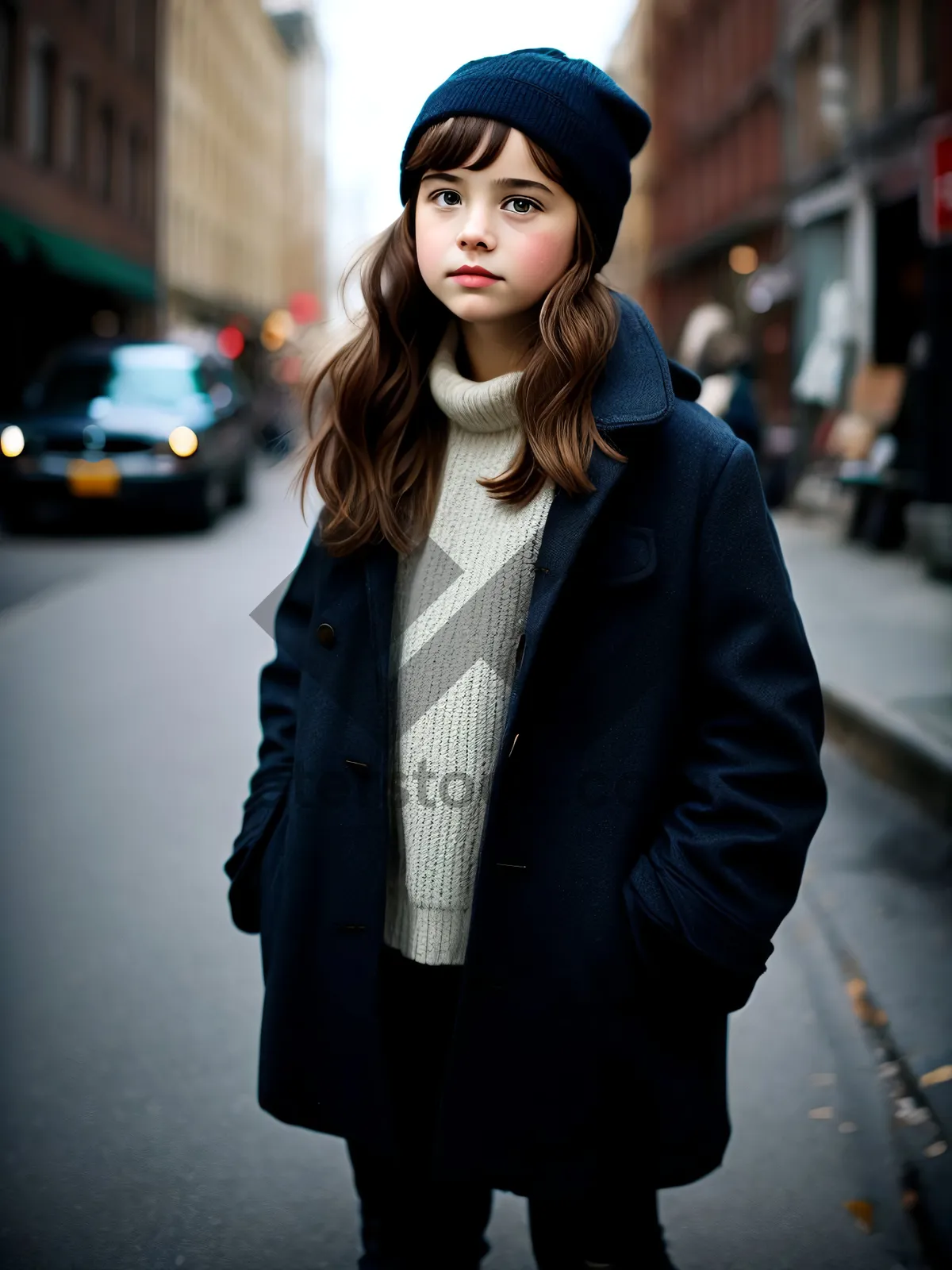 Picture of Smiling Businesswoman in Professional Attire