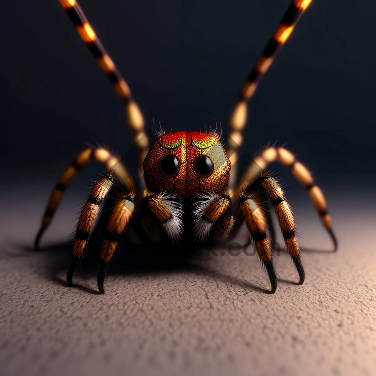 Picture of Close-Up View of Insect's Antenna and Black Body