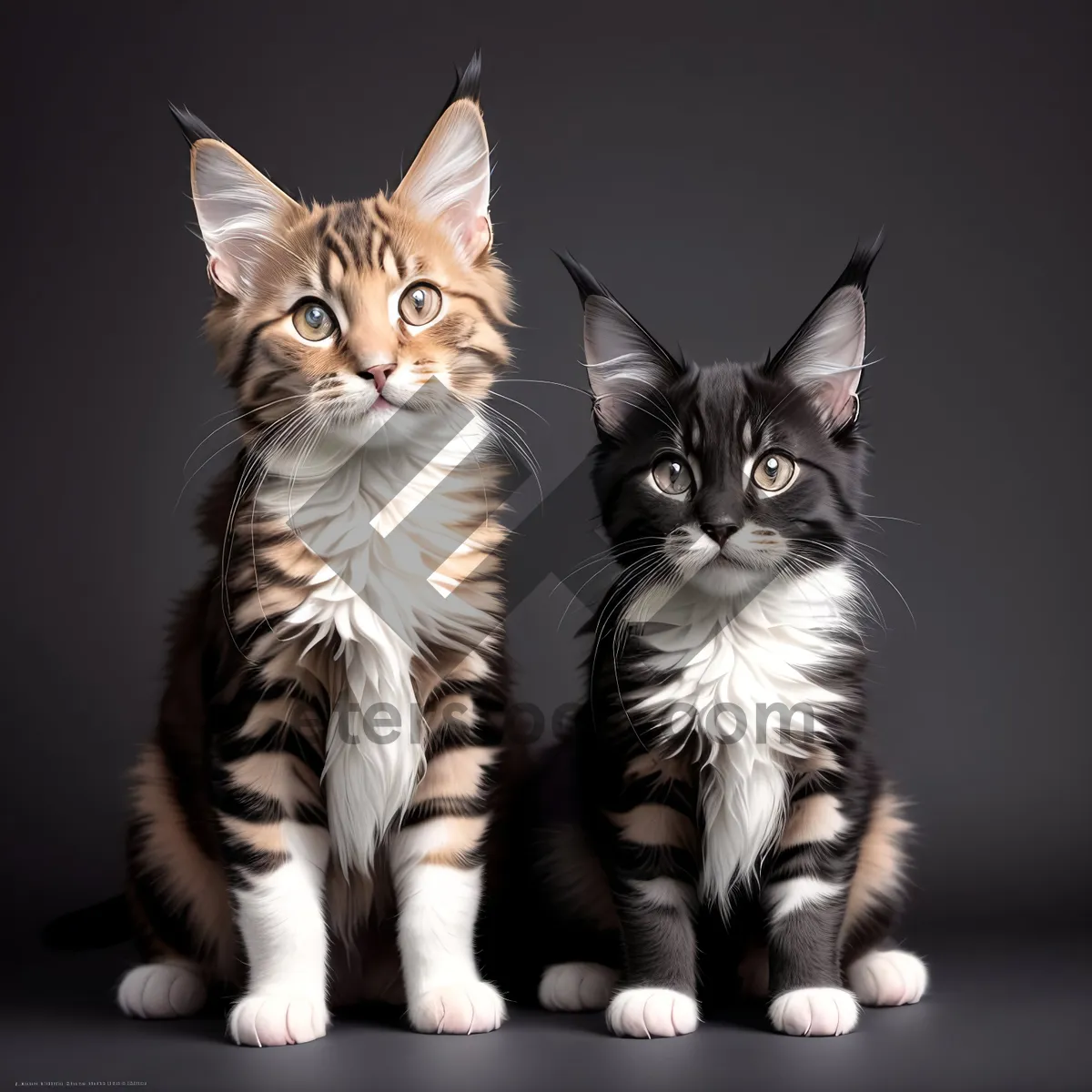 Picture of Curious Kitty with Adorable Whiskers