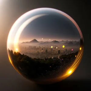 Space Globe: 3D Light Glass Design