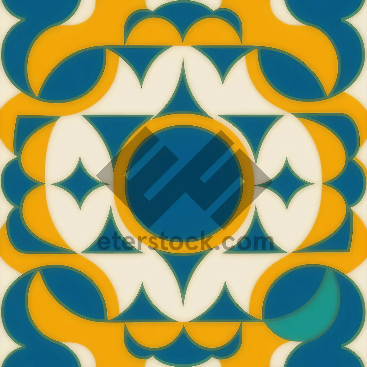 Picture of Abstract Geometric Graphic Design Wallpaper Pattern