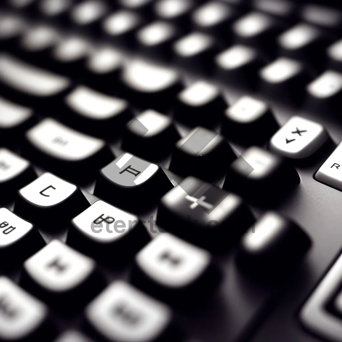 Picture of Keyboard Typing: Efficient Data Input Device for Business and Office Work