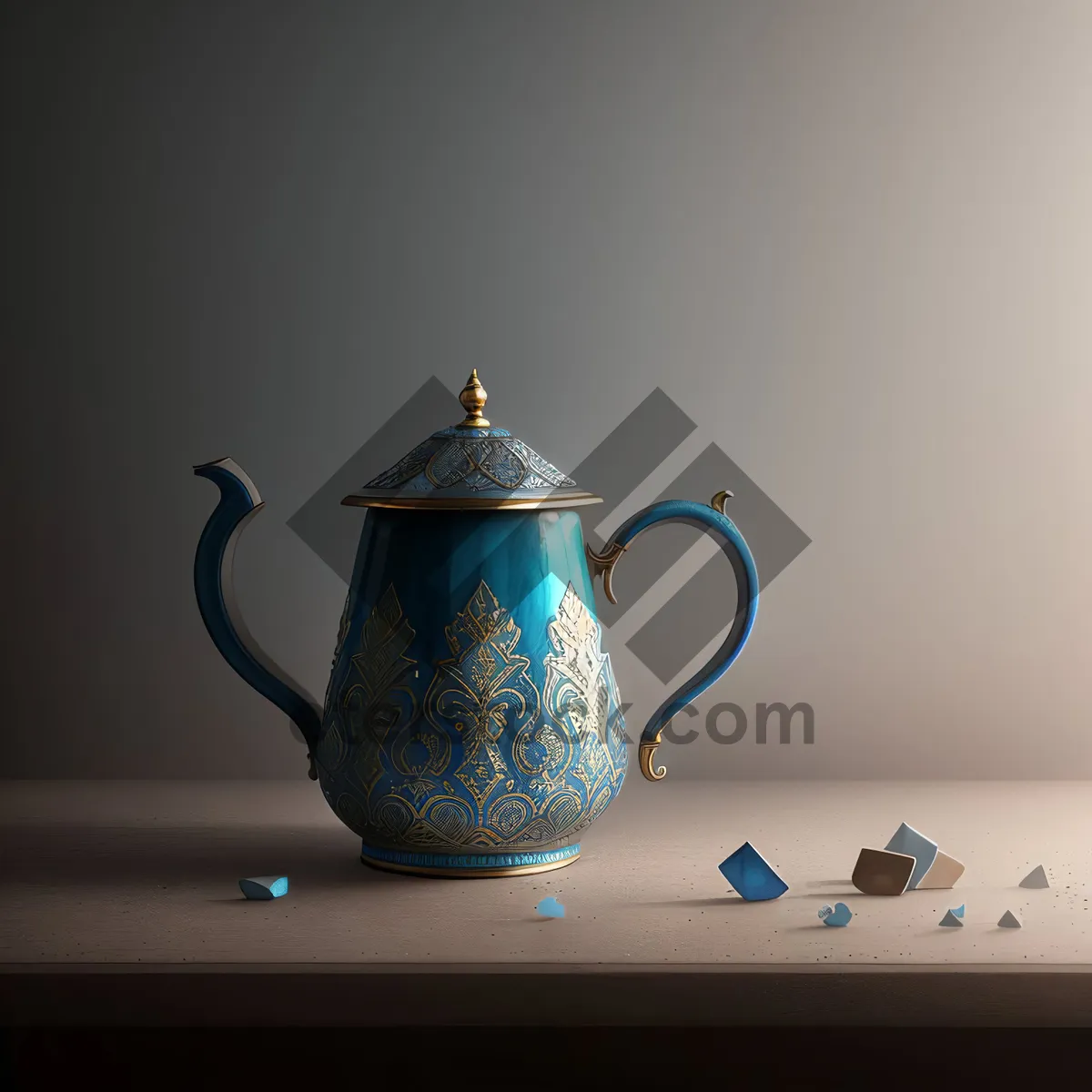 Picture of Traditional Tea Pot - Ceramic Beverage Utensil