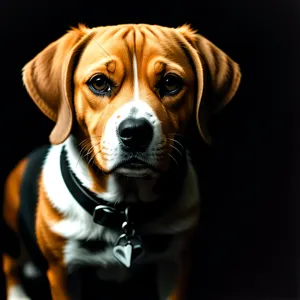 Adorable Beagle Puppy - Purebred Canine Portrait