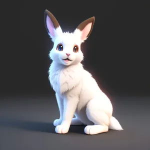 Adorable Fluffy Kitty with Curious Blue Eyes