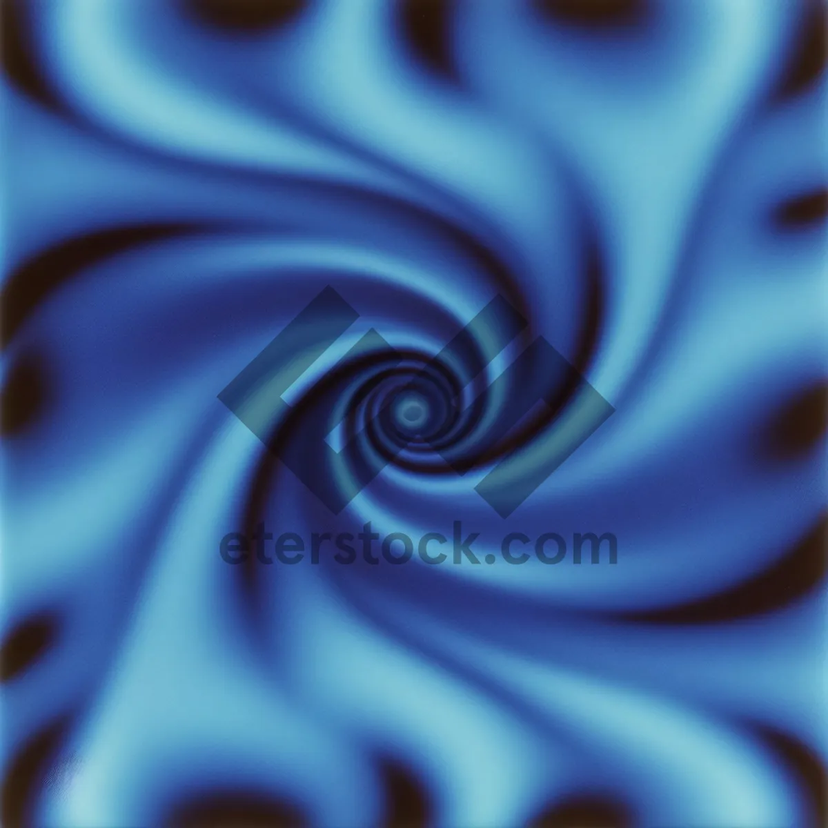 Picture of Glowing Swirling Fractal Wave Pattern