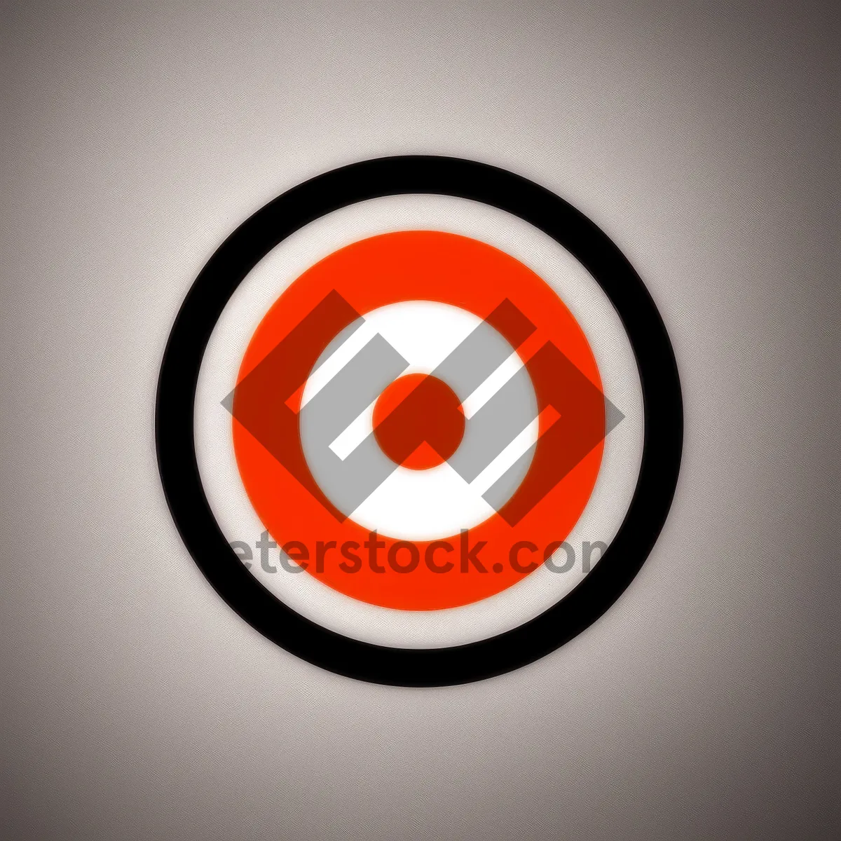 Picture of Modern 3D Shiny Button Icon with Reflection