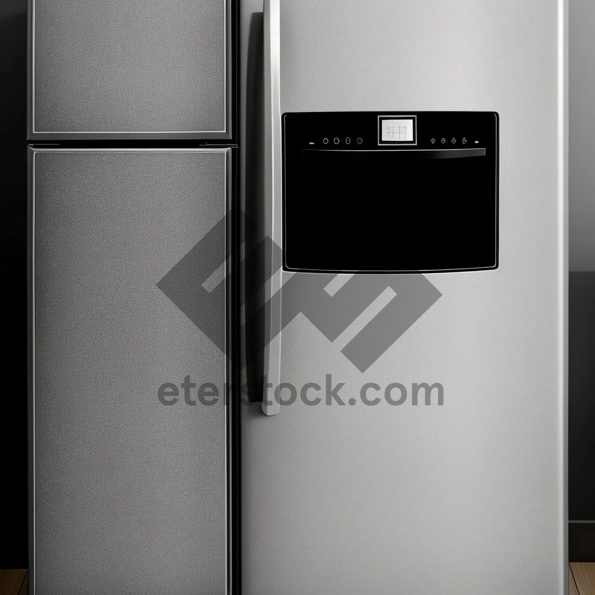 Picture of Modern White Refrigerator with Sleek Design