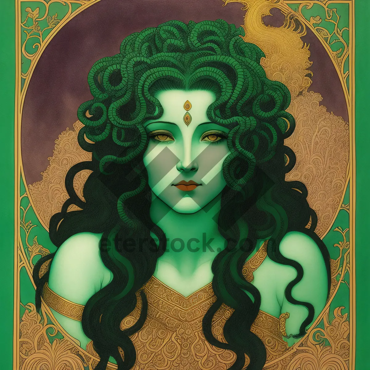 Picture of Vintage Amulet Art Design Concept