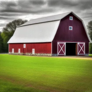 Old Rustic Farmhouse with Picturesque Countryside Surroundings