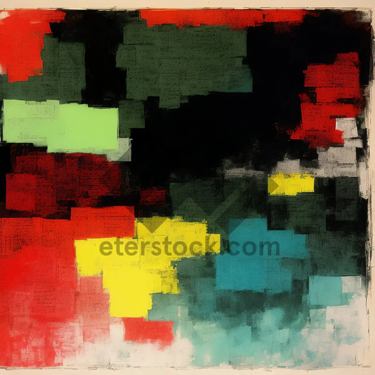 Picture of Abstract Grunge Tile Wall Texture Pattern Design