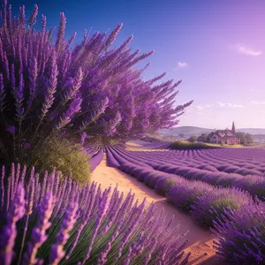 Vibrant Night Fireworks Illuminating Lavender Sky