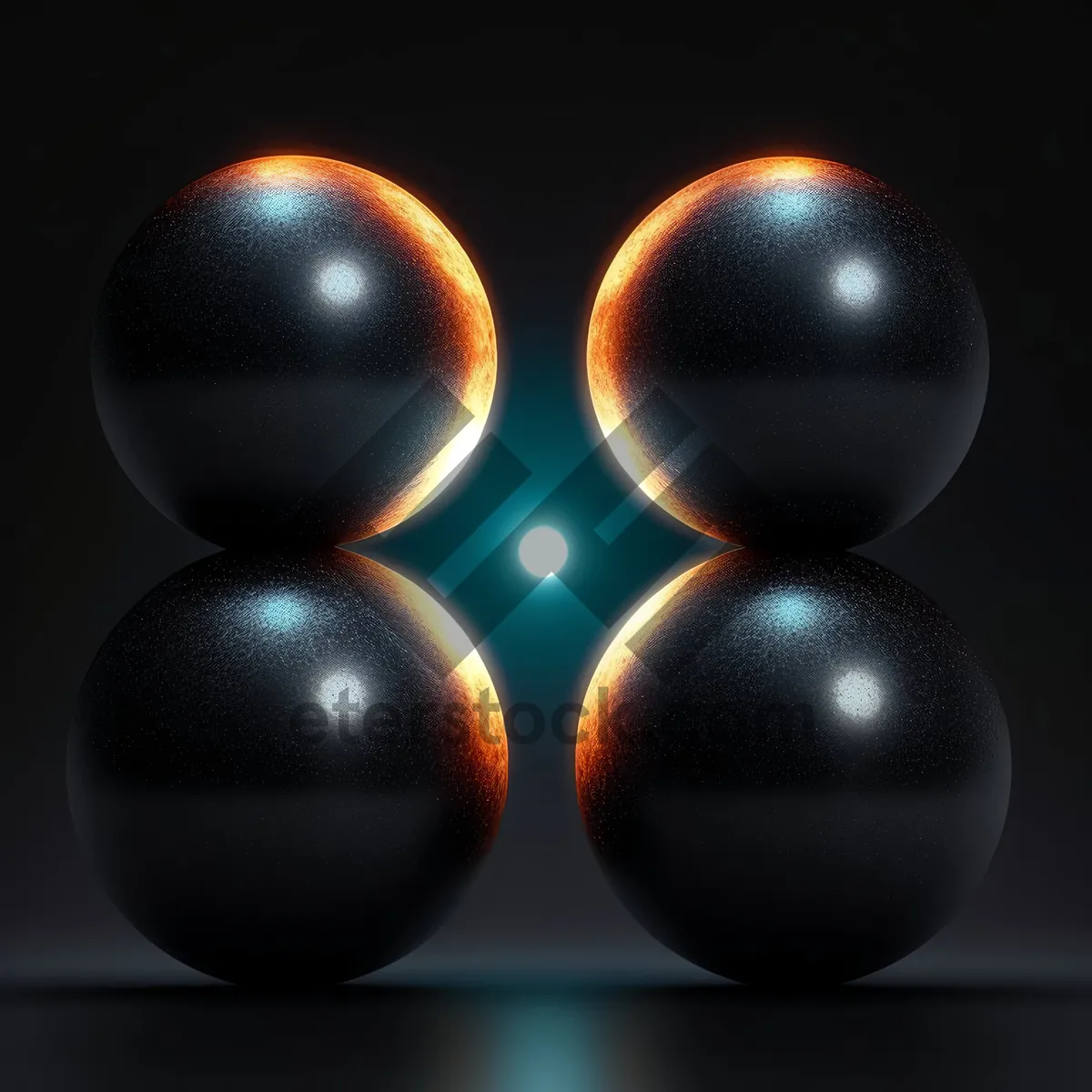 Picture of Bowling Pin Icon with 3D Sphere