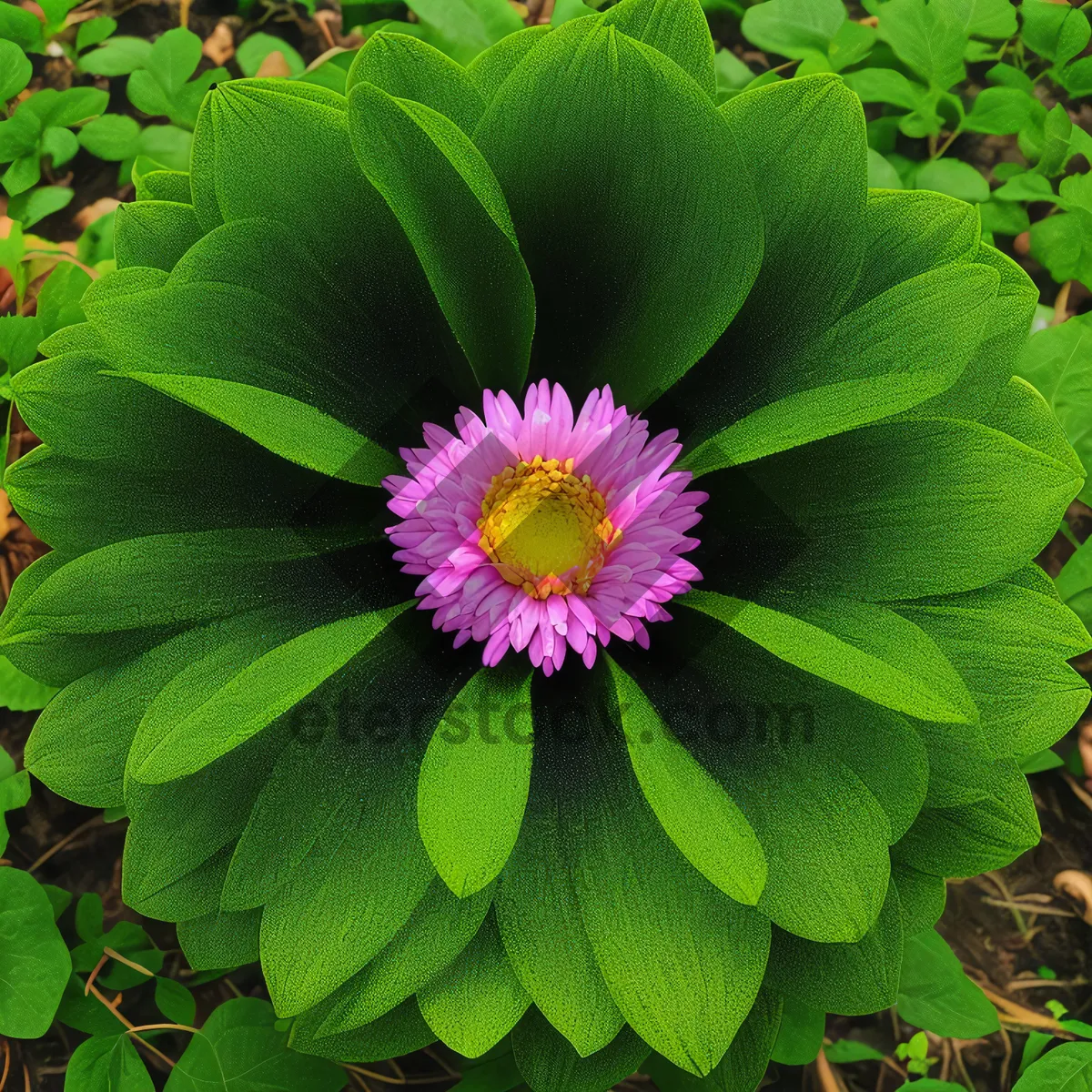 Picture of Vibrant Pink Daisy Blossom in Summer Garden