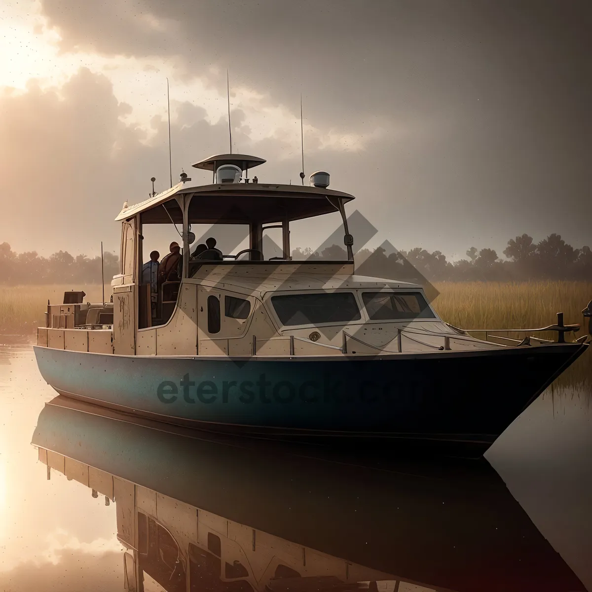 Picture of Sea Craft: Fishing Boat at Marina