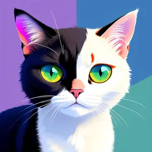 Cute Kitty with Playful Eyes