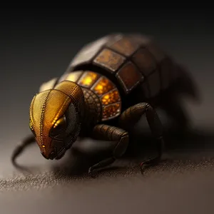 Explosive Beetle Close-Up
