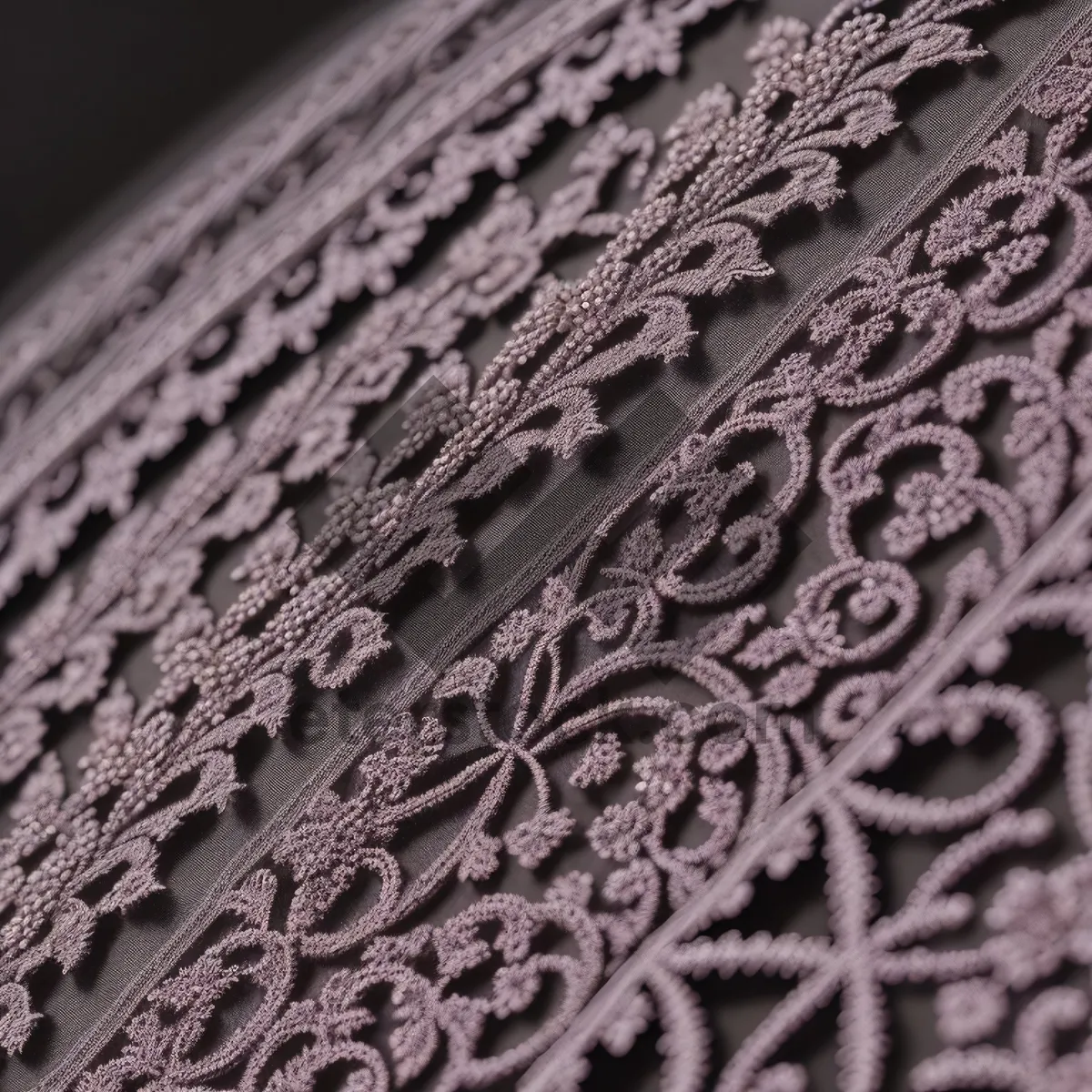 Picture of Elegant Velvet Lace Arabesque Wallpaper