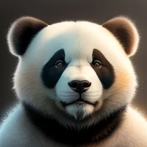 Cute Baby Giant Panda with Adorable Eyes