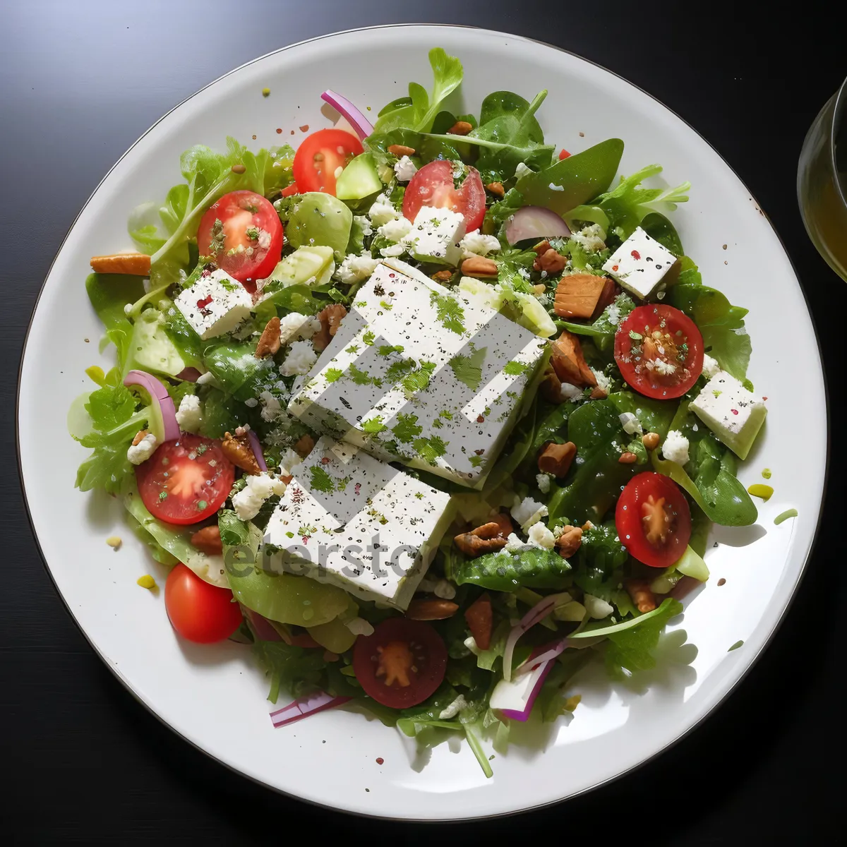 Picture of Gourmet Grilled Vegetable Salad with Olive Oil Dressing