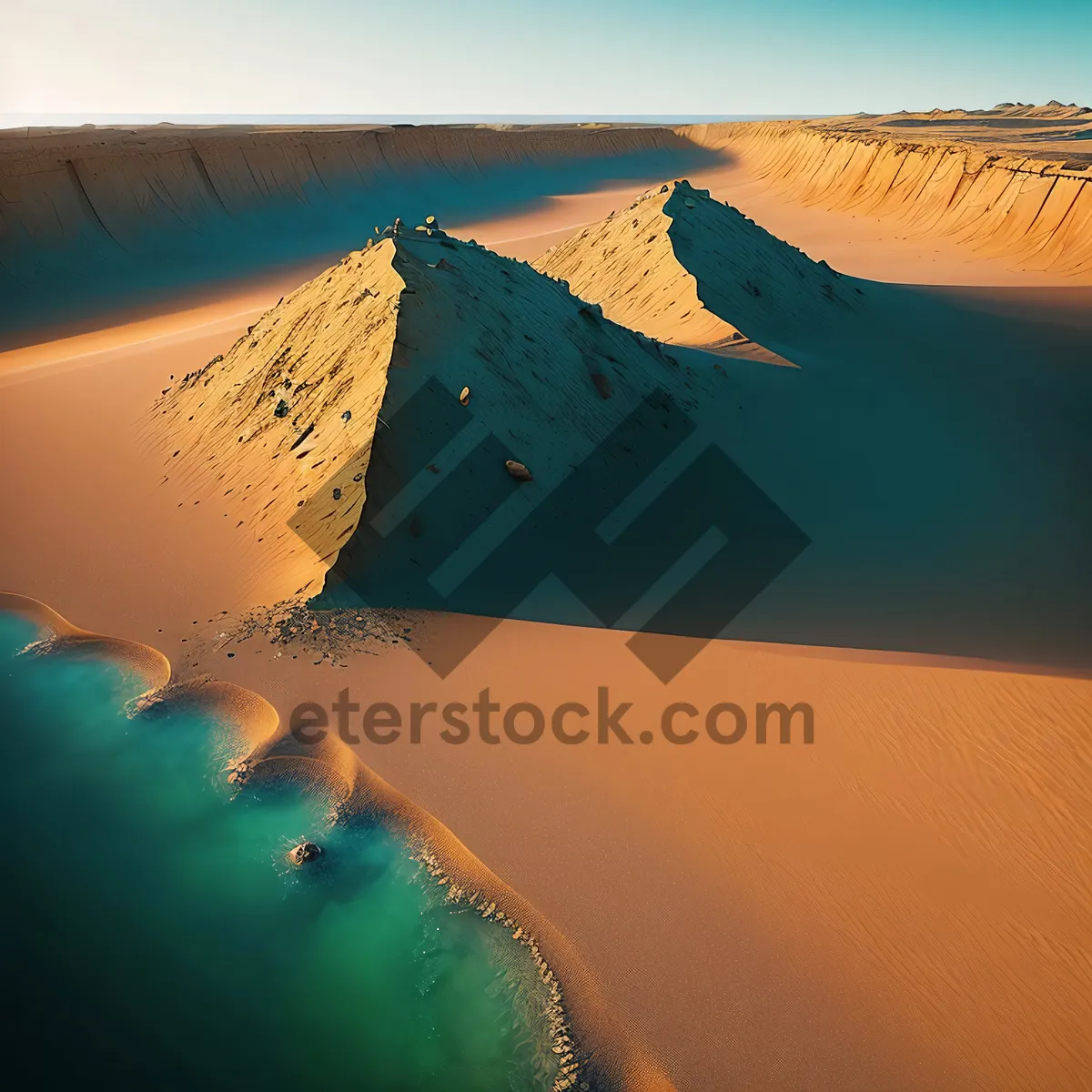 Picture of Majestic Desert Sunset: A Scenic Sand Dune Adventure