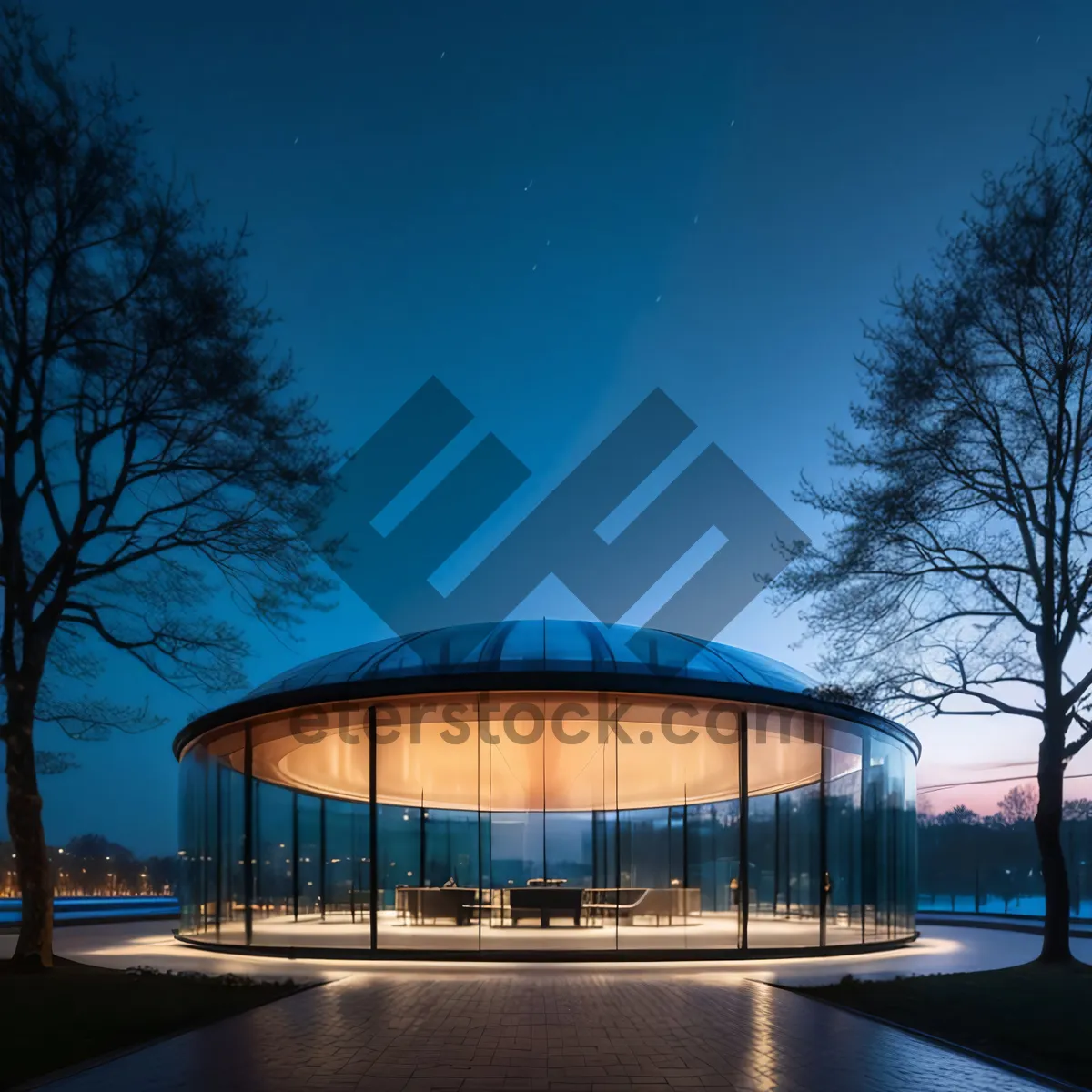 Picture of Architectural Beauty with Natural Surroundings